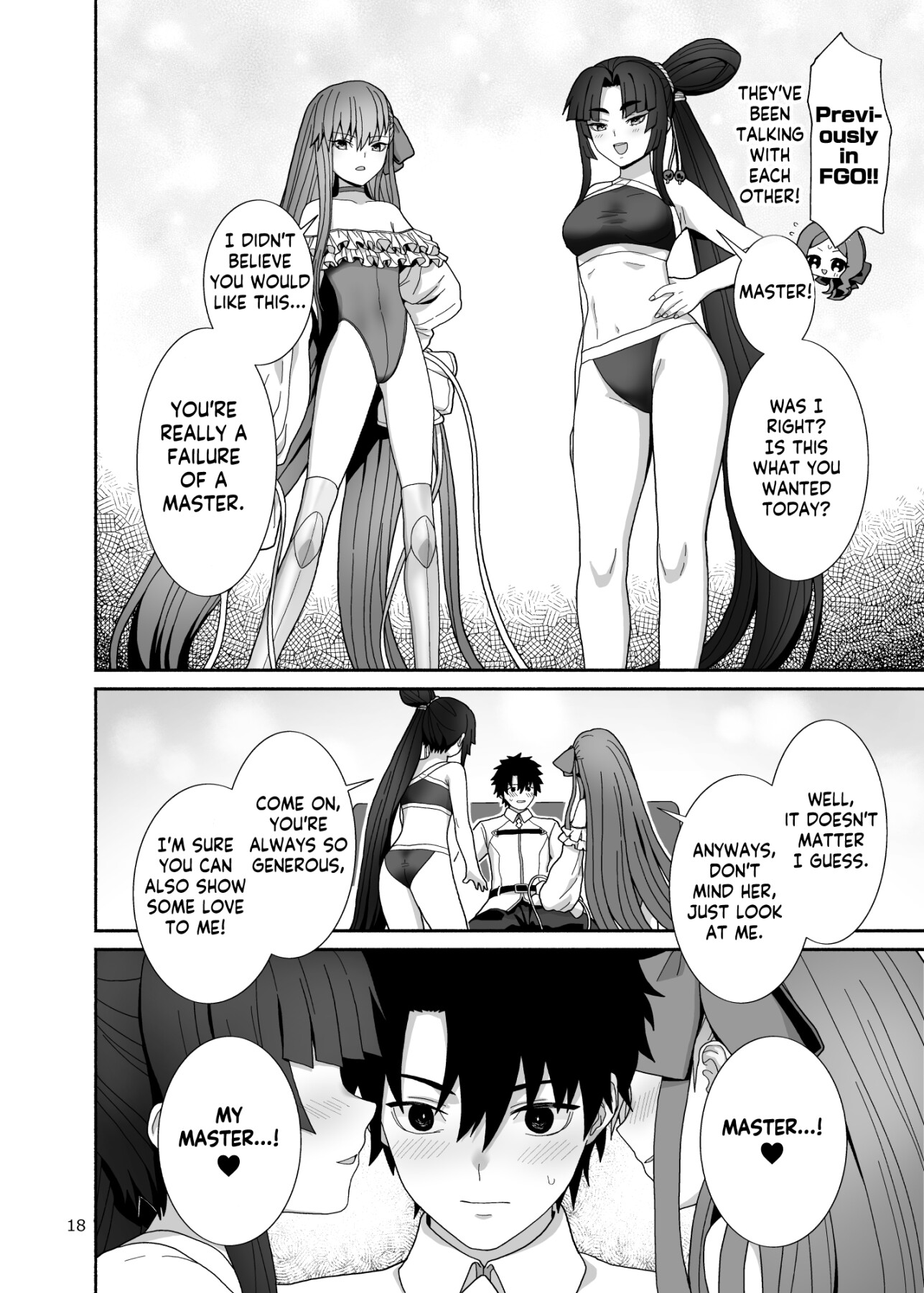 Hentai Manga Comic-My life with my lovely servant(s)-Read-16